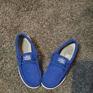 Hey Dude Cobalt Blue Casual Shoes